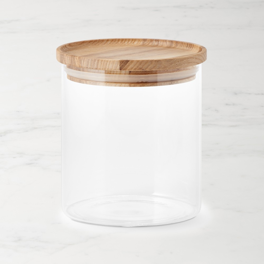 Hold Everything Stackable Glass Canister | Williams-Sonoma