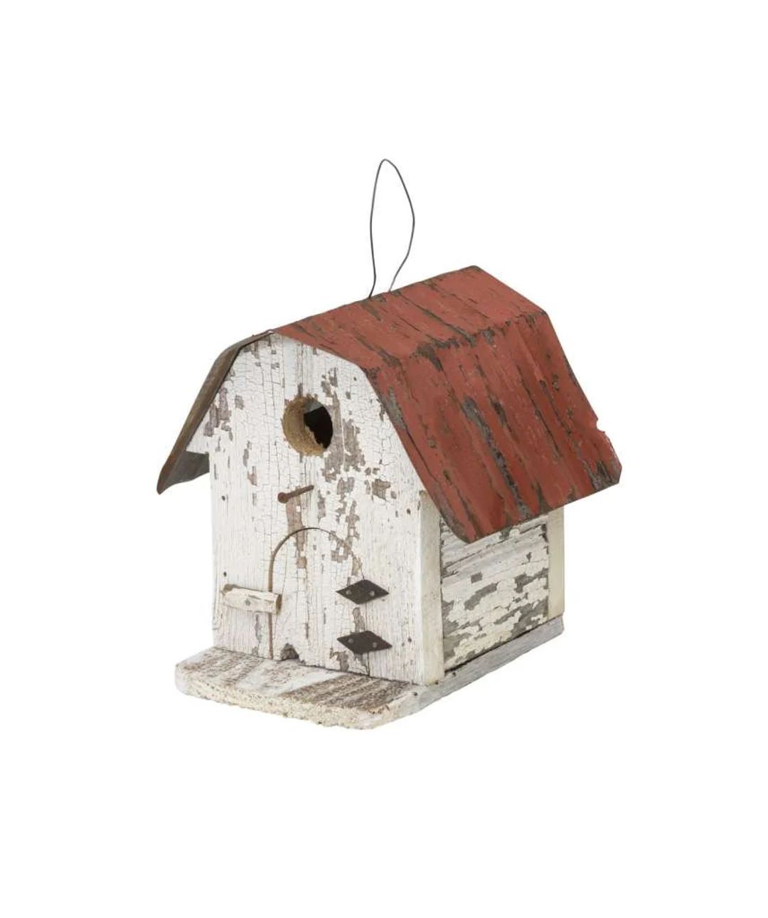 Hanging Birdhouse | Rustic Wren Birdhouse | Decorative Birdhouse Made From Reclaimed Wood | Etsy (US)