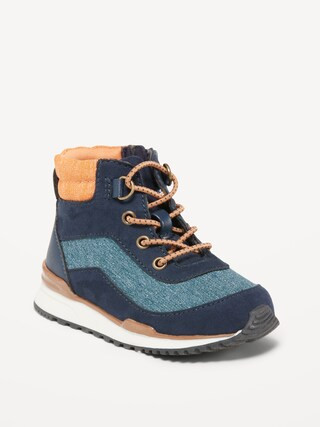 Color-Blocked Lace-Up Hiking Sneakers for Toddler Boys | Old Navy (US)