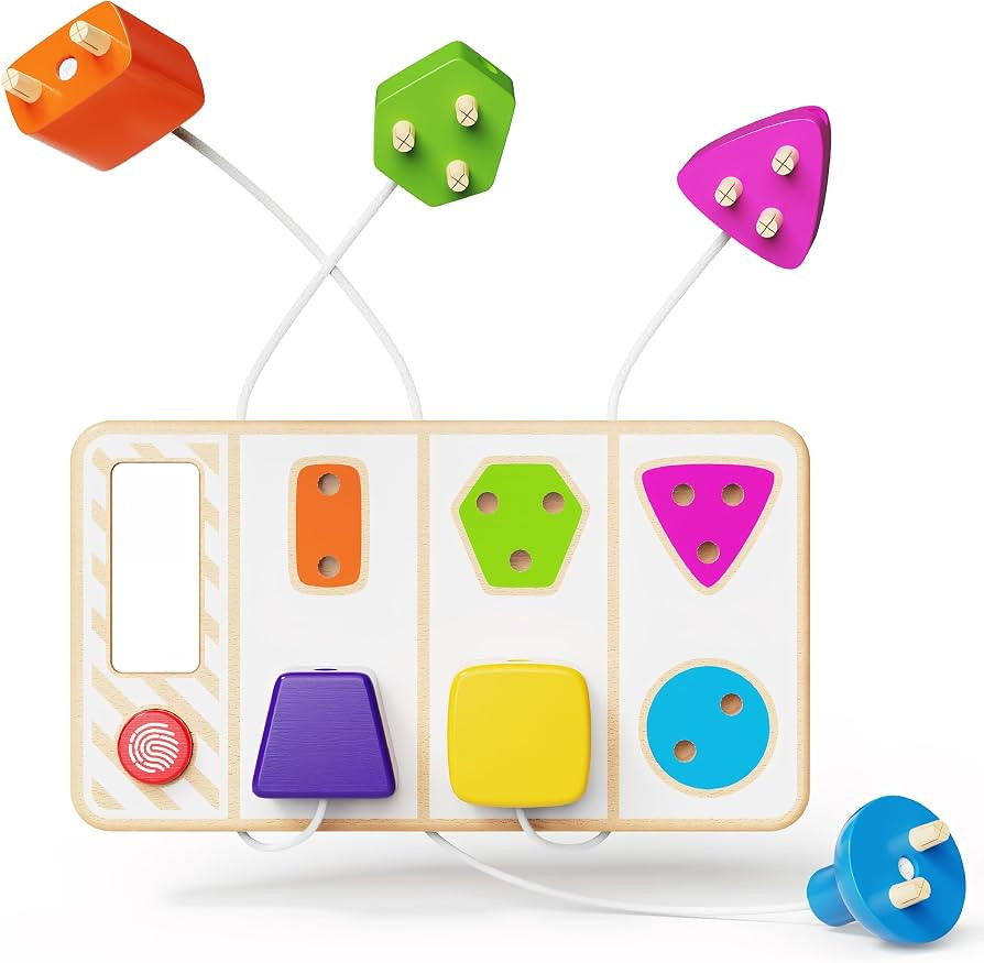 Montessori Toys for 1 Year Old, Toddler Travel Toys for Airplane Car | Amazon (US)