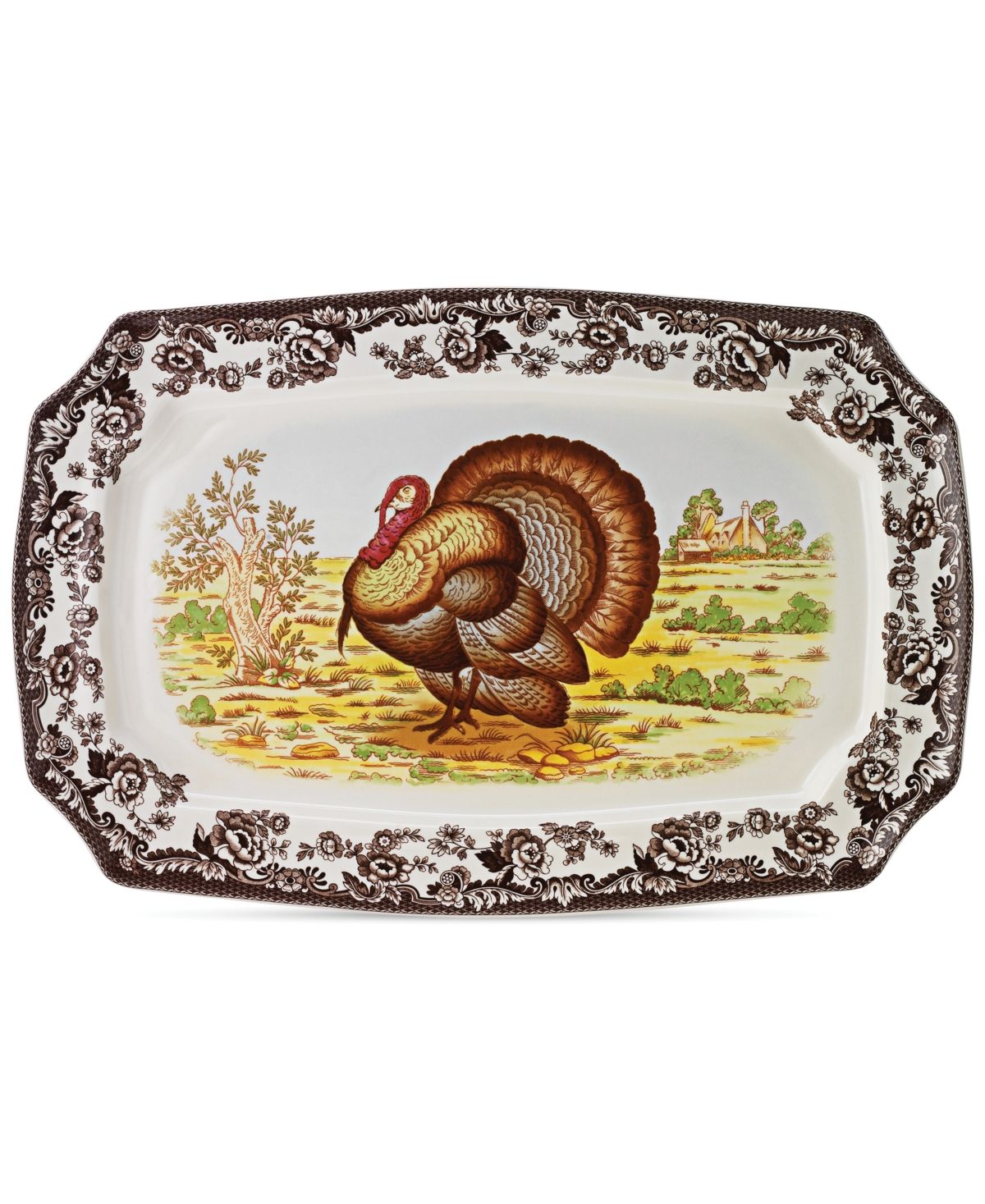 Spode Woodland Turkey Rectangular Platter | Macys (US)
