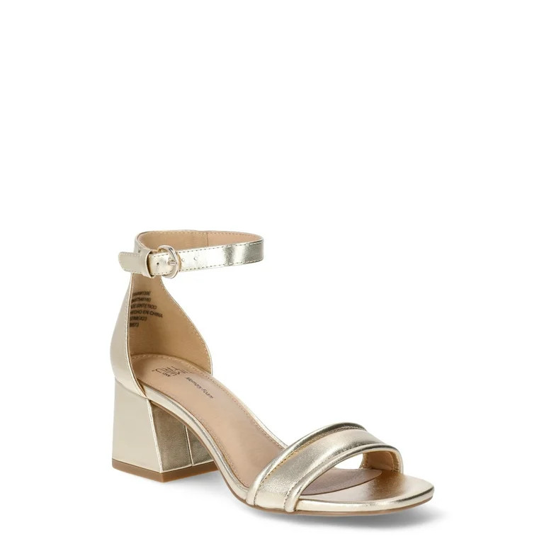 Time and Tru Women's Block Heel Sandals | Walmart (US)