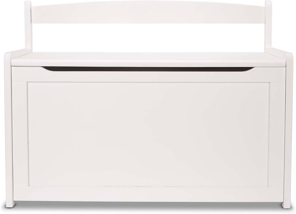 Melissa & Doug Wooden Toy Chest - White Furniture for Playroom - Kids Toy Box, Wooden Storage Org... | Amazon (US)