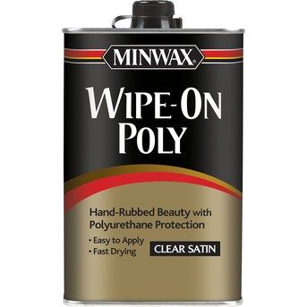 Minwax Wipe-On Poly Clear Satin Oil-based Polyurethane (1-pint) | Lowe's