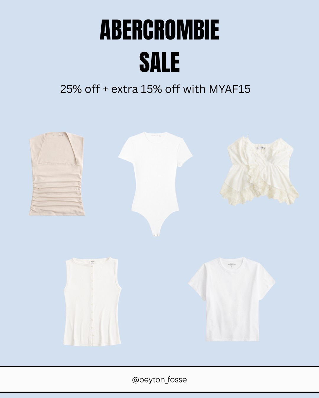 Abercrombie sale tops 

#LTKSaleAlert