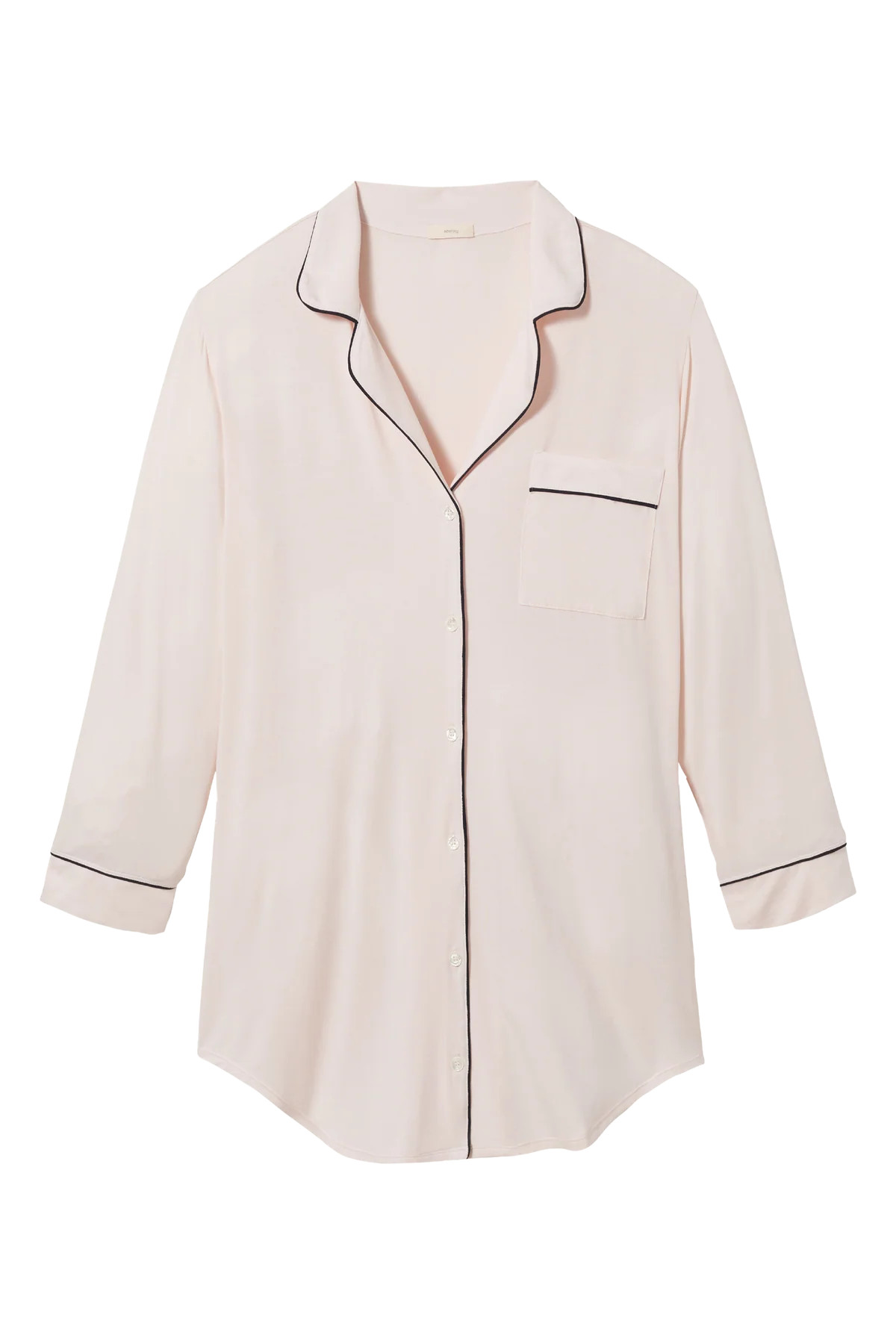 Gisele Sleepshirt in Sorbet/Black | Over The Moon