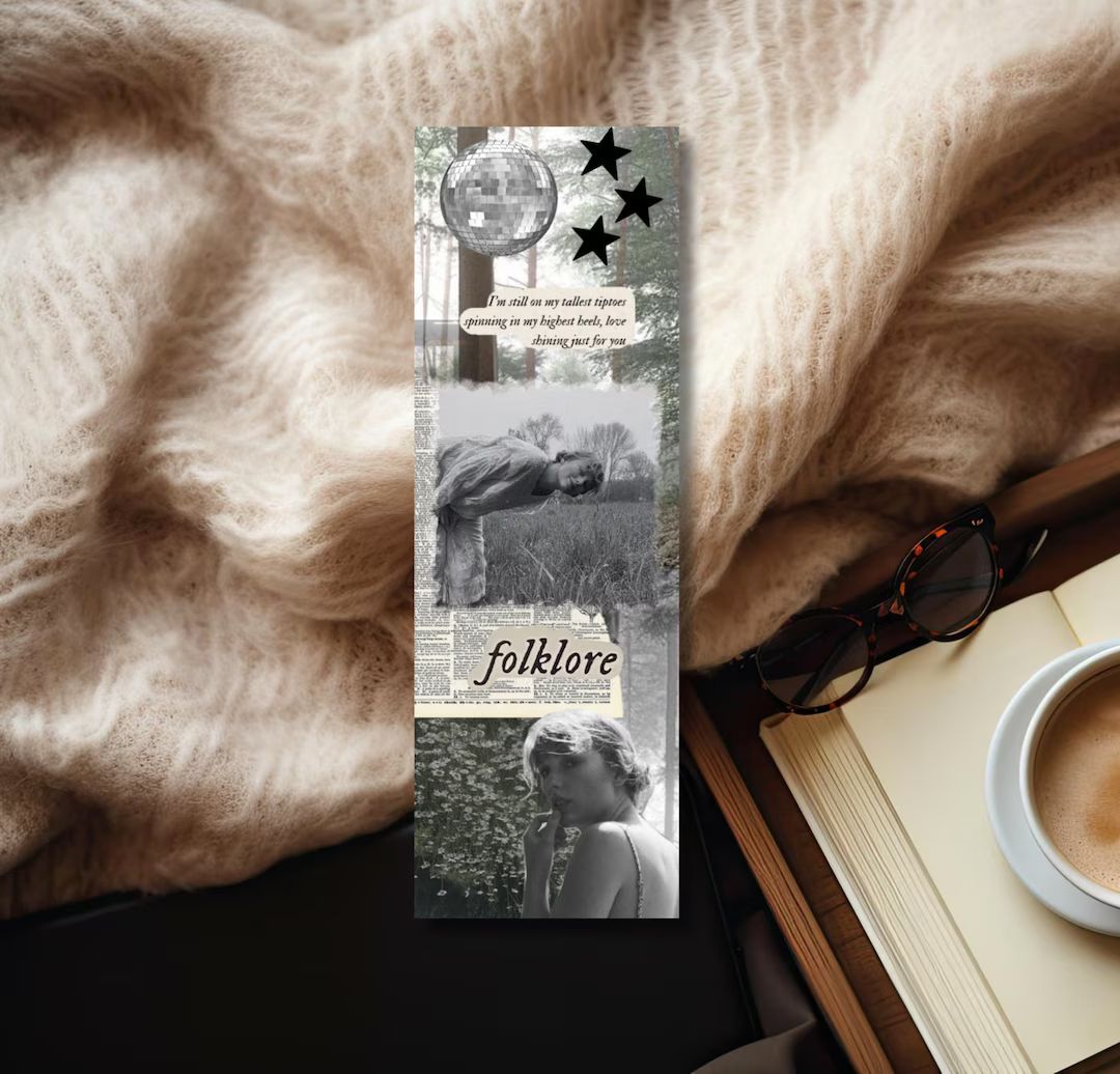 Folklore Bookmark Taylor Swift Bookmark Folklore Merch Taylor - Etsy | Etsy (US)