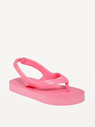 Printed Flip-Flops for Toddler Girls (Partially Plant-Based) | Old Navy (US)