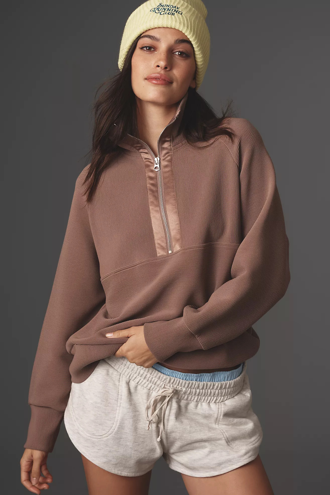 Varley Lismore Half-Zip Sweatshirt | Anthropologie (US)