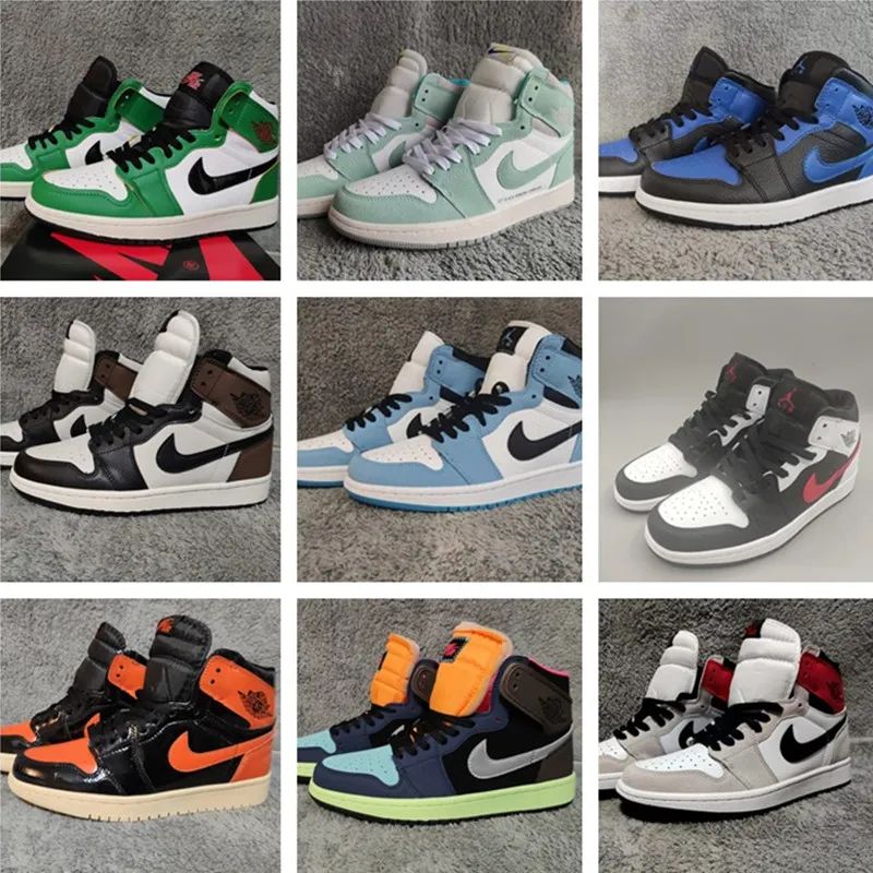 Nike Air Jordan 1 Jumpman Mid Basketball Shoes   Unisex Trainers/Sneakers In Melody Fearless Dark... | DHGate