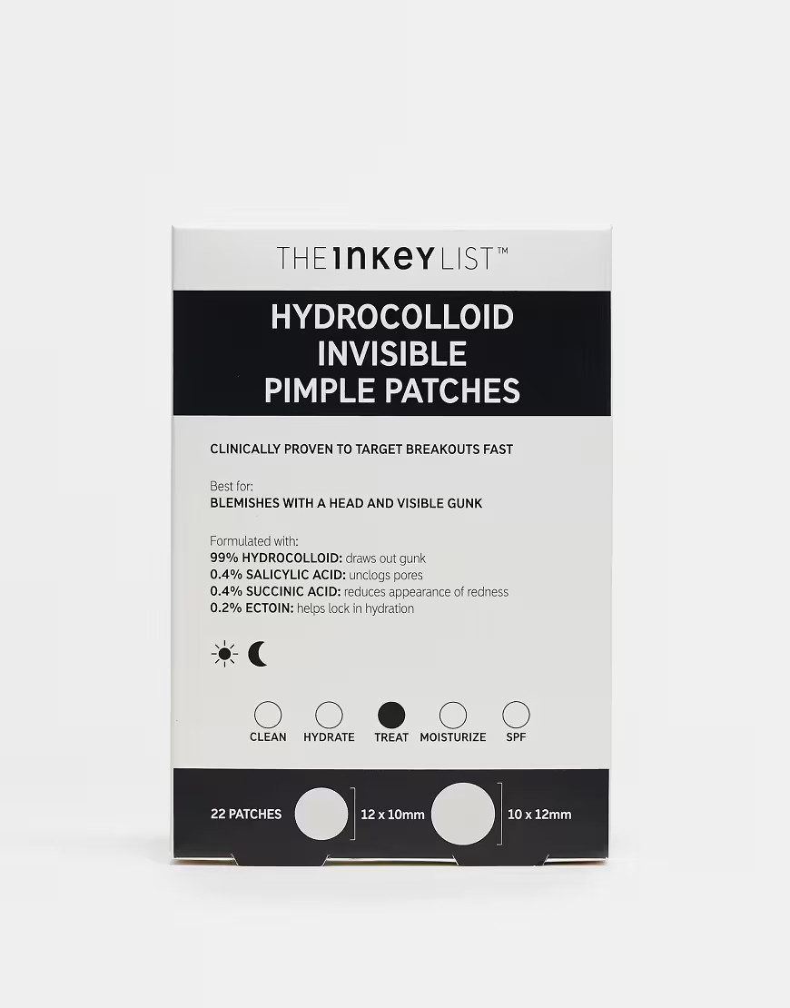 The INKEY List Hydrocolloid Pimple Patches x 22-No colour | ASOS (Global)