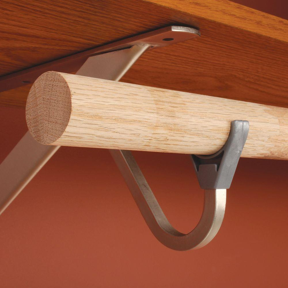 Closet Pro 72 in. x 1-5/16 in. Heavy Duty Hard Wood Closet Pole-0015-6OK - The Home Depot | Home Depot