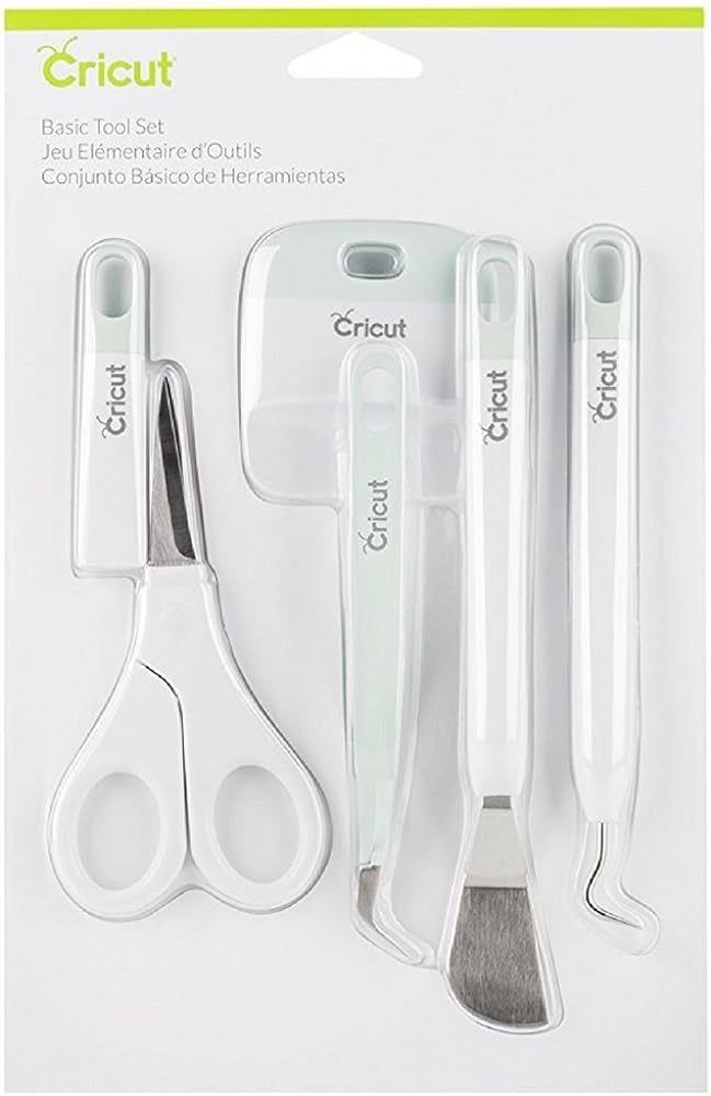Cricut Basic Tool Set - 5-Piece Precision Tool Kit for Crafting and DIYs, Perfect for Vinyl, Pape... | Amazon (US)
