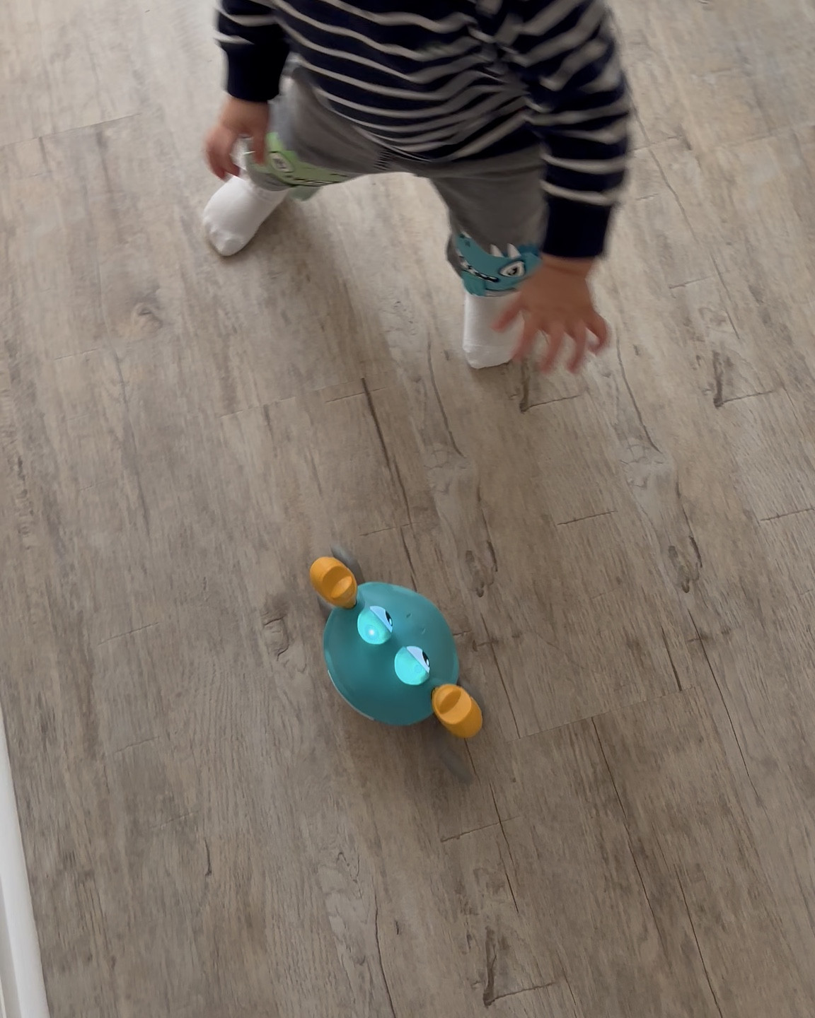 One of Koa’s Christmas presents from last year still going strong a year later. This crab is (slightly obnoxious) but such a good toy for tummy time, encouraging crawling and then just fun when they are a little bigger!

Crab toy, toddler toy, baby toy, baby Christmas, toddler Christmas, trending crab toy

#LTKWatchNow #LTKBaby #LTKKids