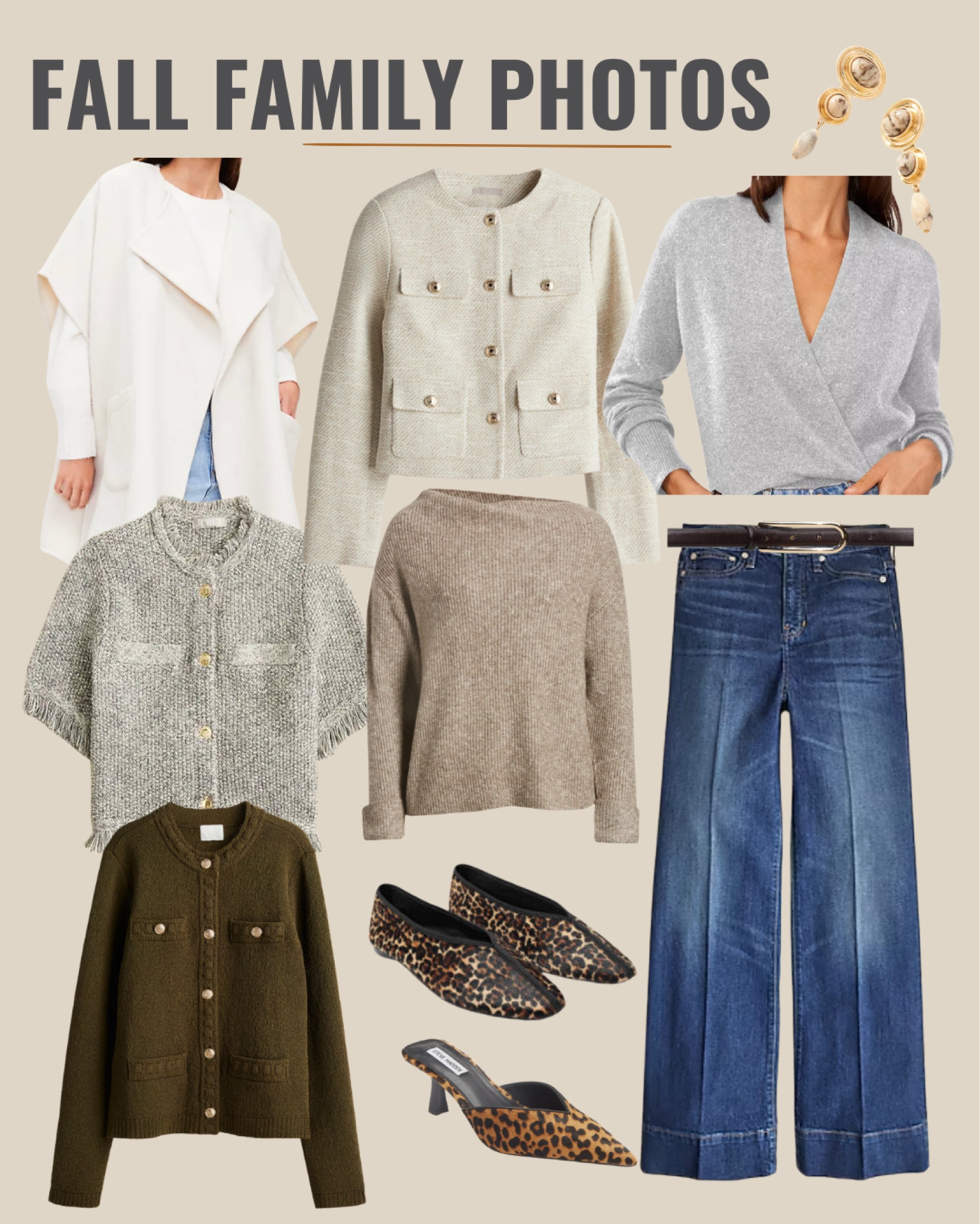 let’s style… looks for family photos 🤍 for the casual looks! Add these perfect trousers with any textured top and pop of leopard 🤎🖤

#LTKStyleTip