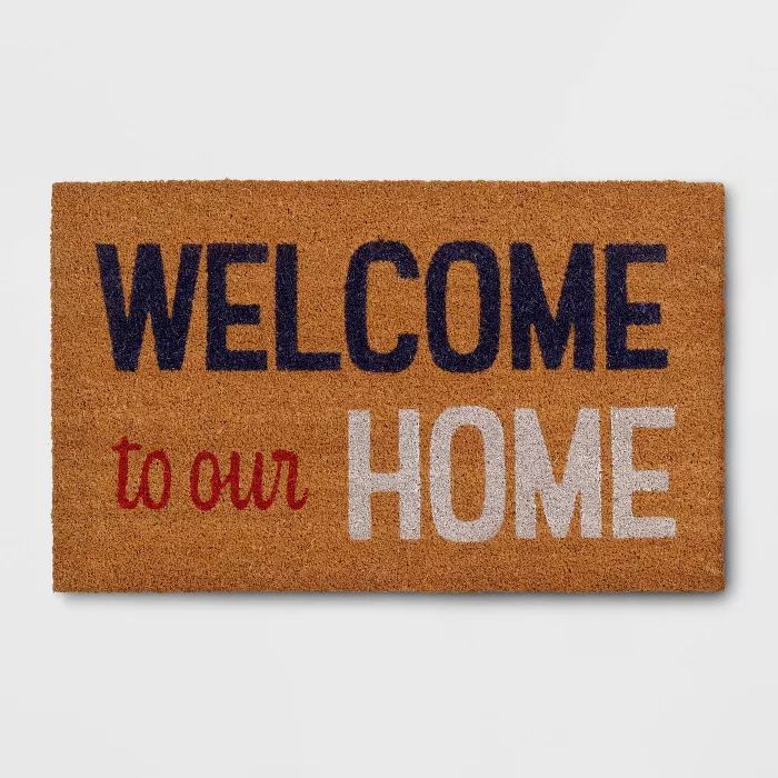1'6"x2'6" 'Welcome To Our Home' Doormat - Sun Squad™ | Target