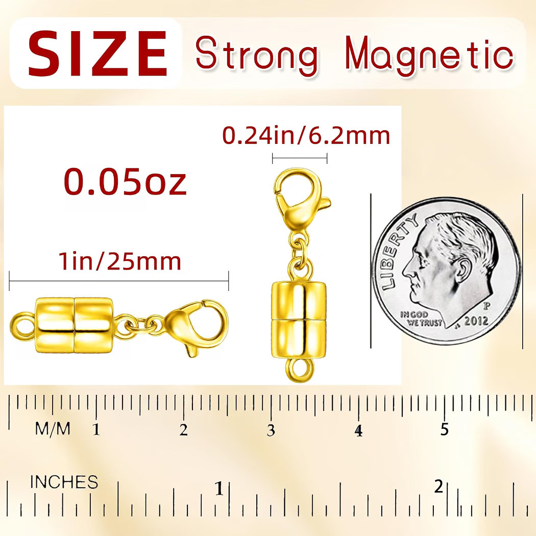 MKCYD Magnetic Necklace Clasps and Closures with Lobster Clasp | Amazon (US)