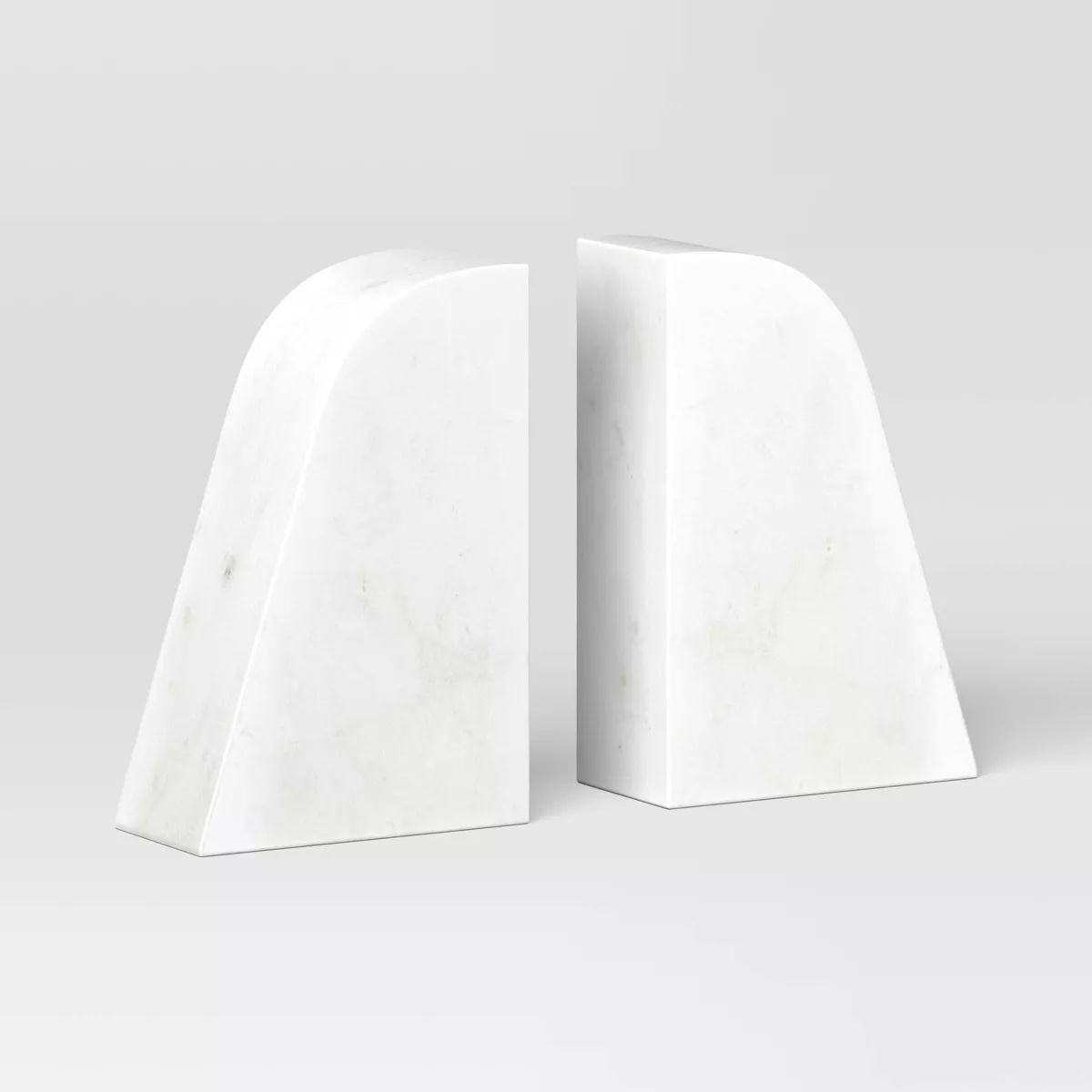 2pc Marble Bookends White - Threshold™ | Target