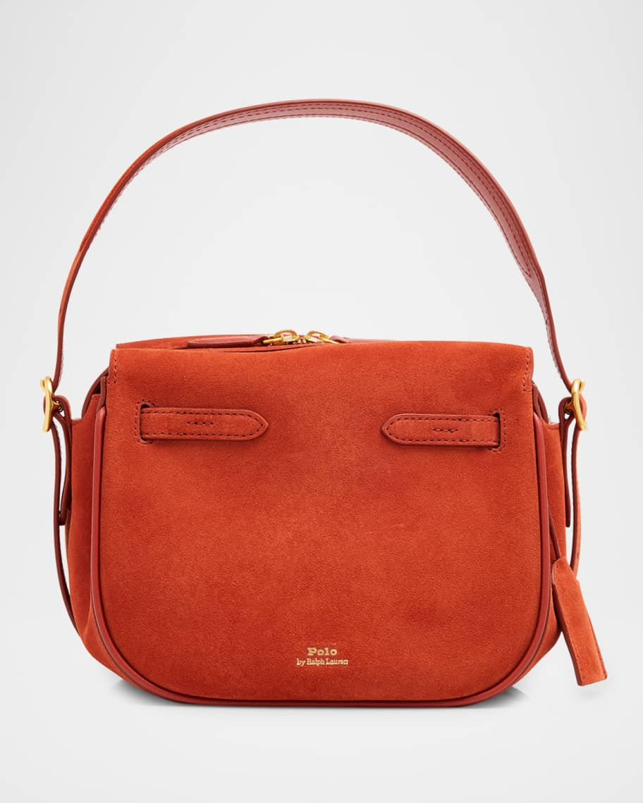 Polo ID Suede Mini Satchel | Neiman Marcus