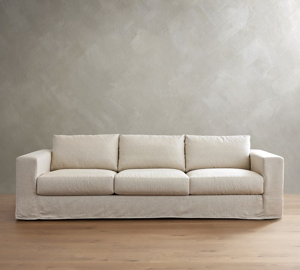 Carmel Wide Arm Slipcovered Sofa (62"&ndash;122") | Pottery Barn (US)