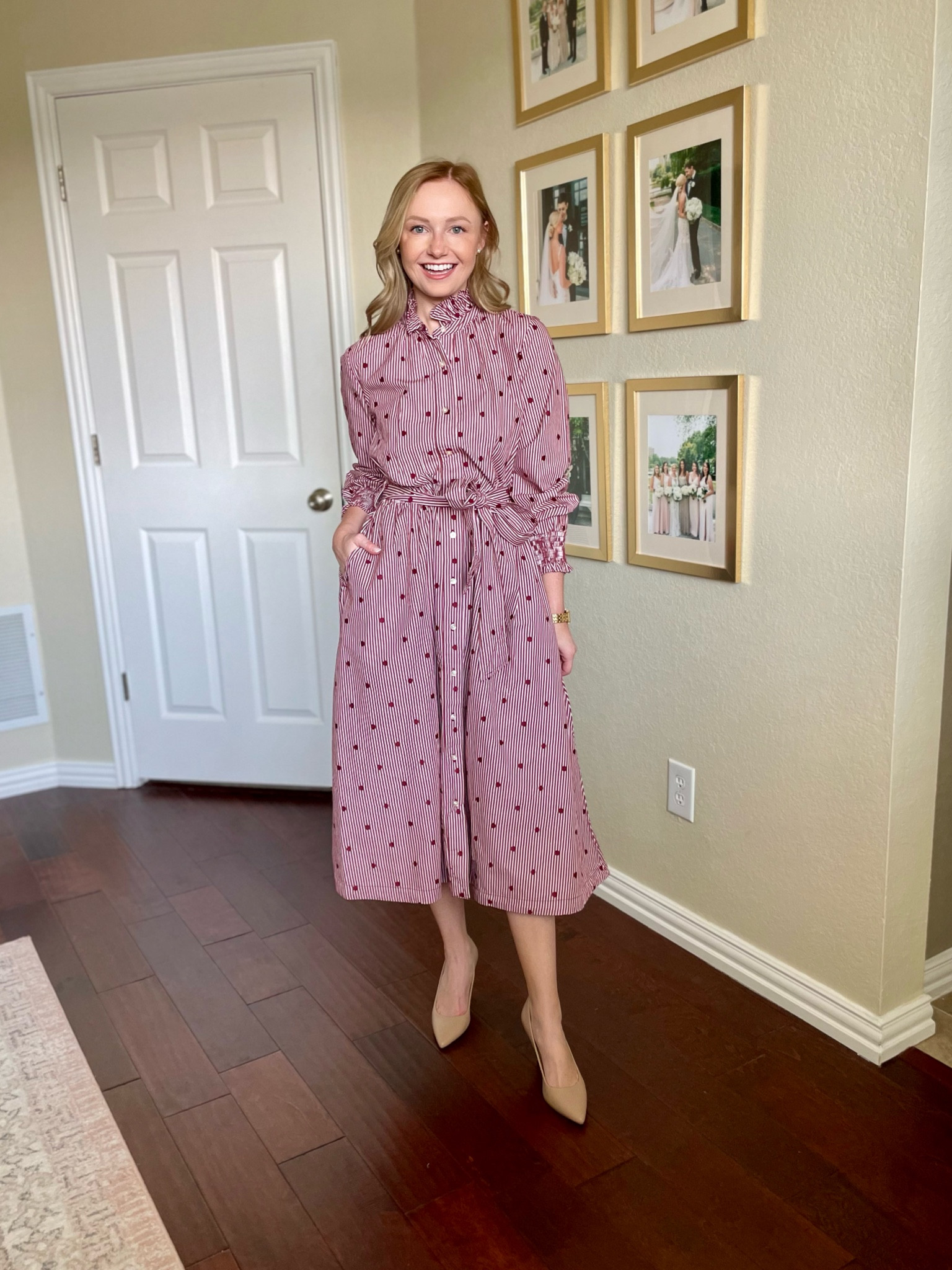 Wearing an XS | midi dress, fall dress, work dress, teacher dress, Walmart dress 

#LTKWorkwear #LTKSeasonal #LTKFindsUnder50