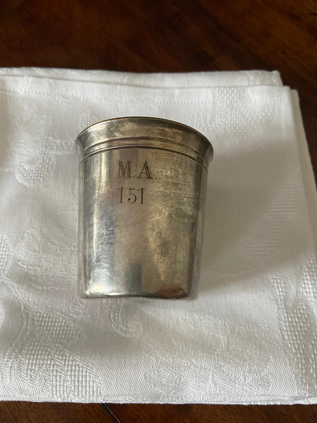 Vintage French Silver Plated Baptism Tumbler M.A 151 20th Century - Etsy | Etsy (US)