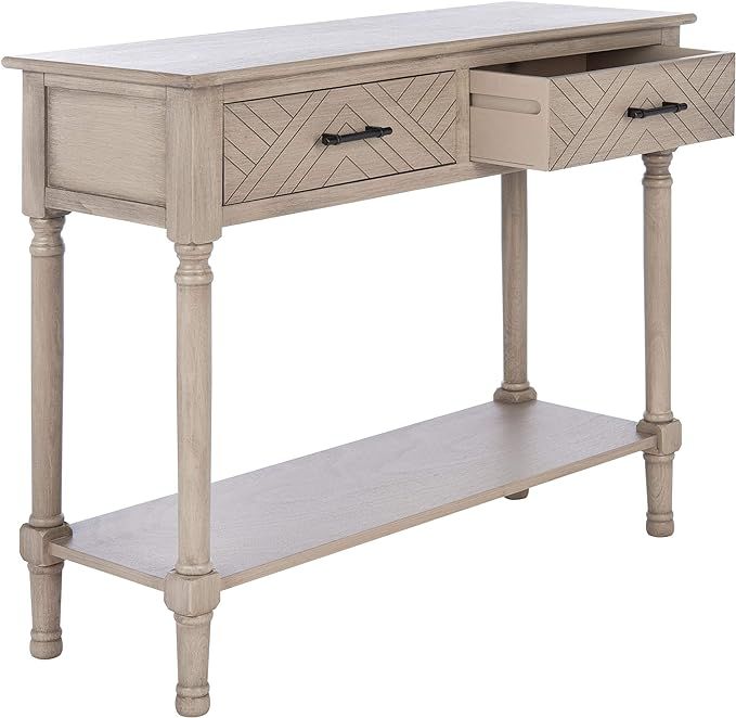 Safavieh Home Collection Peyton Greige 2-Drawer Console Table CNS5704D, 0 | Amazon (US)