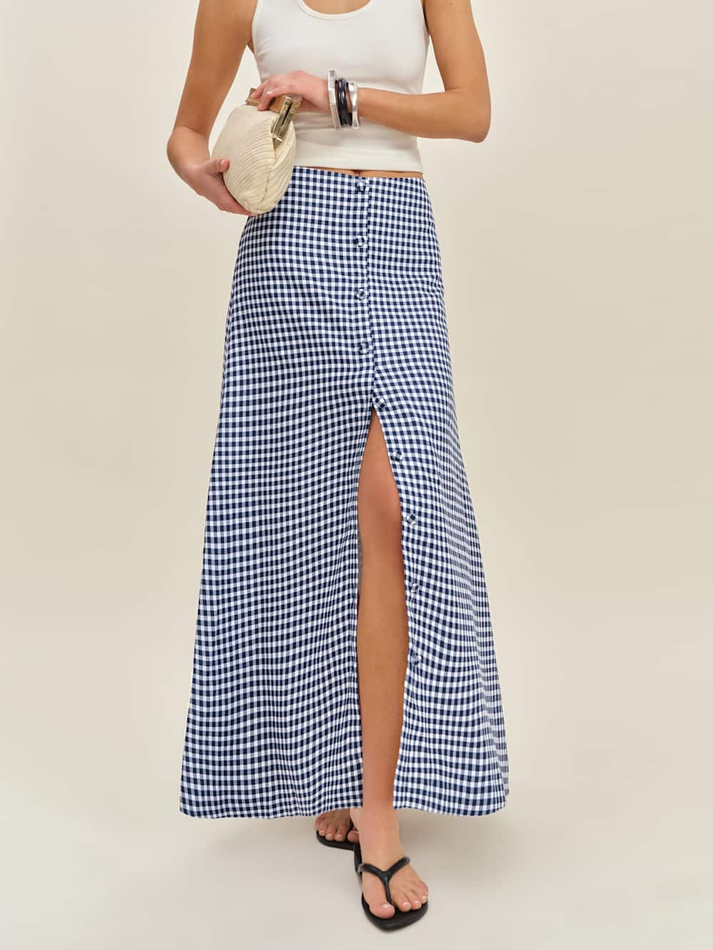 Andi Linen Maxi Skirt | Reformation (Global)