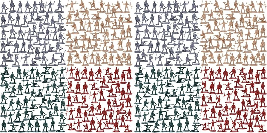 AMOR PRESENT 120PCS Army Toys Military Set, Army Men Soldier Playset Plastic Toy Soldiers Figures... | Amazon (US)