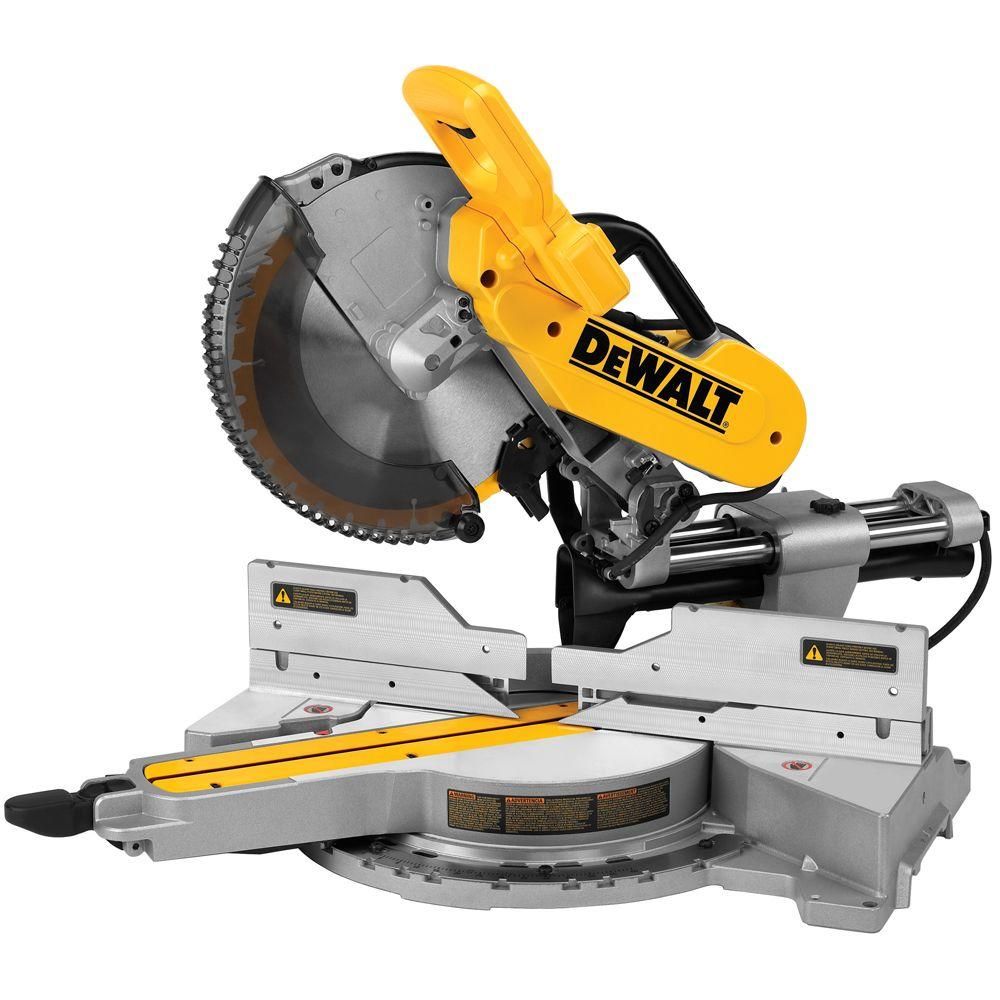 15 Amp Corded 12 in. Double-Bevel Sliding Compound Miter Saw | The Home Depot