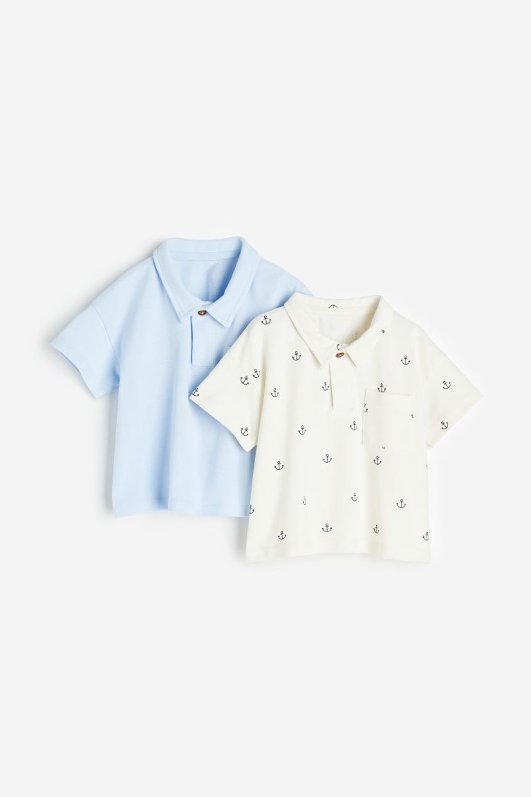 2-pack Piqué Polo Shirts | H&M (US + CA)