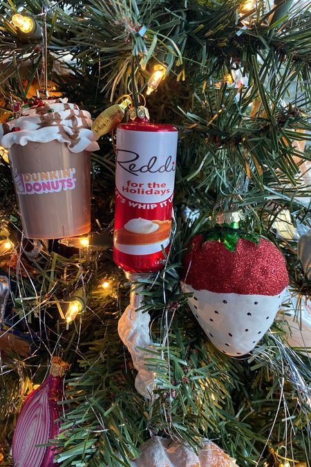 Dunkin’ Donuts ornament, food ornament, food themed Christmas tree

#LTKhome #LTKHoliday #LTKfindsunder50