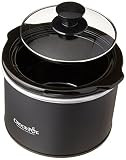Crock-Pot Mini 1.5 Quart Round Manual Slow Cooker, Black (SCR151) | Amazon (US)