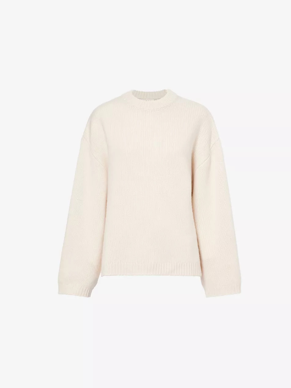 Chunky round-neck cashmere jumper | Selfridges