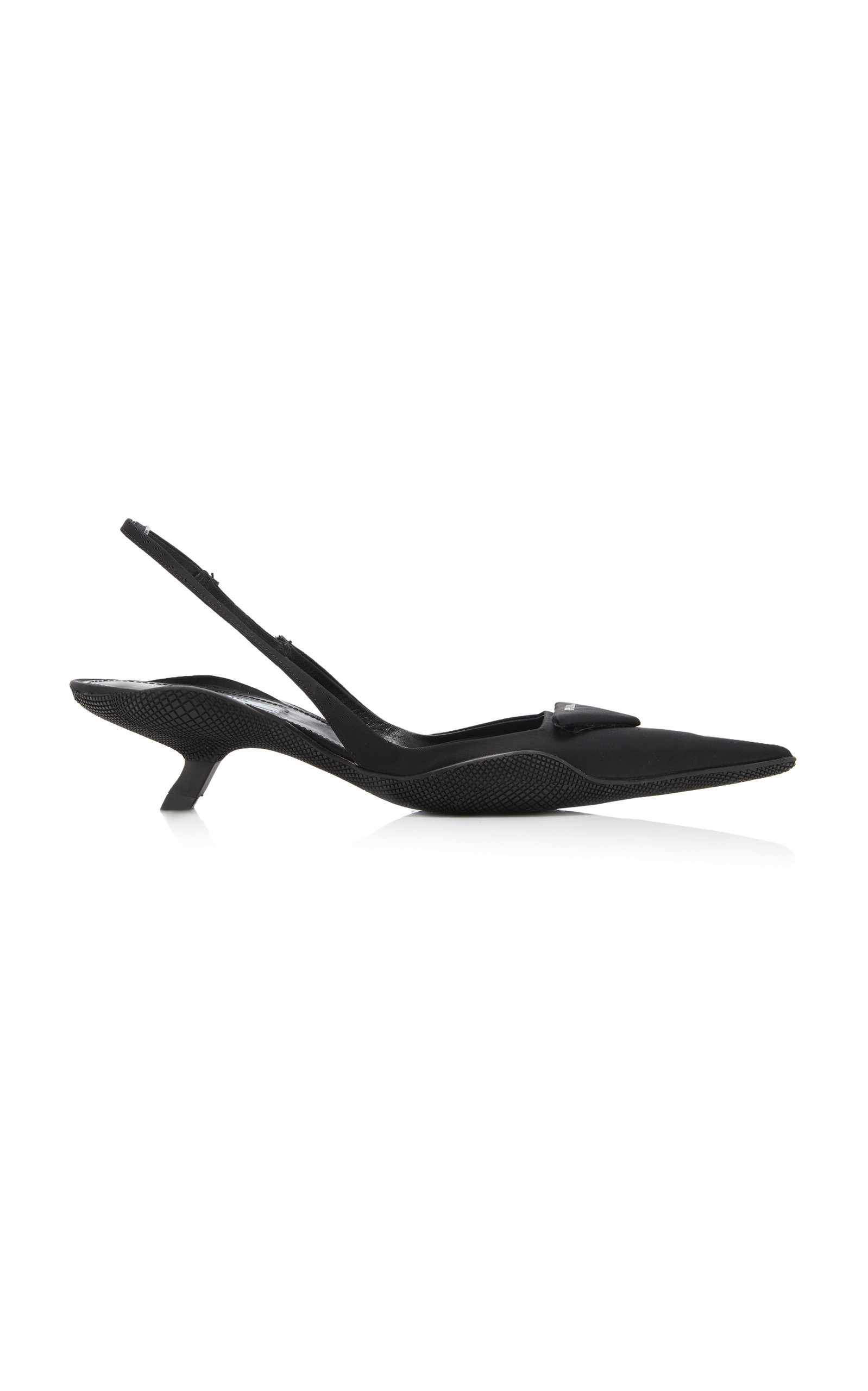 Logo-Detailed Nylon Slingback Pumps | Moda Operandi (Global)