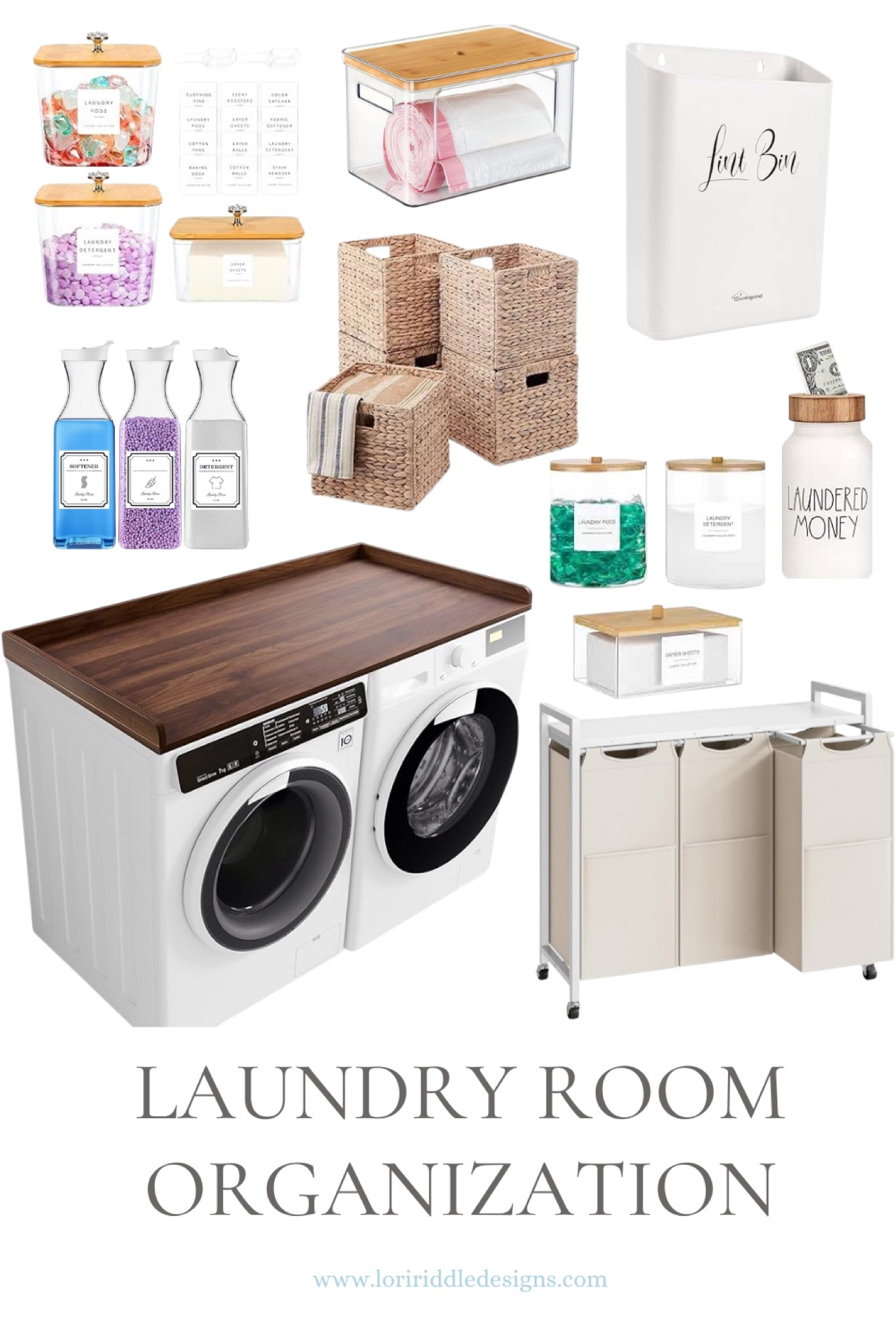 Laundry Room Organization Ideas to Simplify Your Space

Transform your laundry room into a functional and stylish haven with these must-have organization essentials. From space-saving storage solutions to chic containers for laundry pods and detergents, this guide has everything you need to keep your laundry area tidy and efficient. Perfect for adding style and practicality to your home! Find all these items and more at loririddledesigns.com.

#LaundryRoomOrganization #HomeOrganizationTips #LaundryRoomInspiration #StorageSolutions #OrganizedLiving

#LTKHome