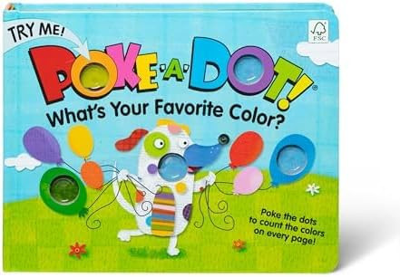 Melissa & Doug Children's Book - Poke-a-Dot: What’s Your Favorite Color (Board Book with Buttons to Pop) - FSC Certified (Pack of 8) | Amazon (US)