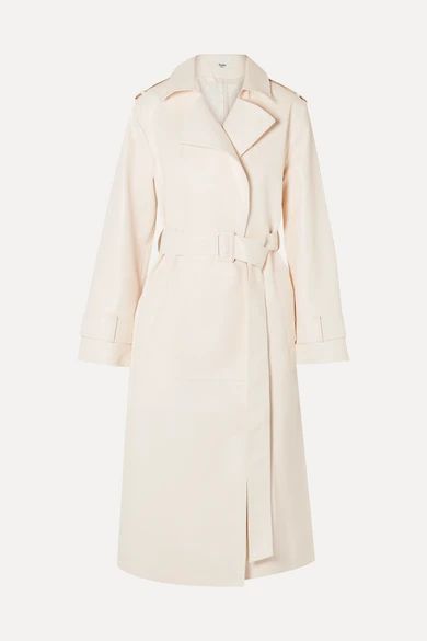Eve faux leather trench coat | NET-A-PORTER (US)