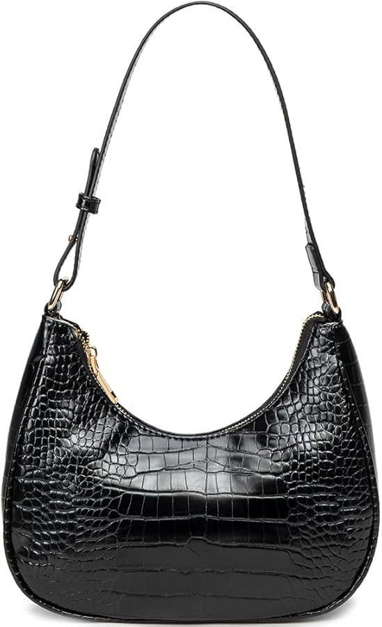 Crescent Shoulder Bags for Women Cute Hobo Tote Handbag Under the Arm Purses Mini Clutch Purse wi... | Amazon (US)