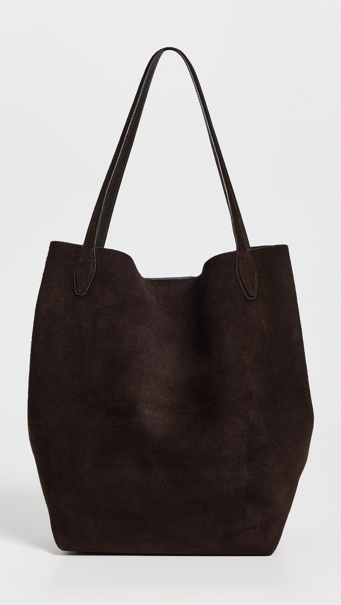 The Oversized Shopper Tote In Suede | Shopbop