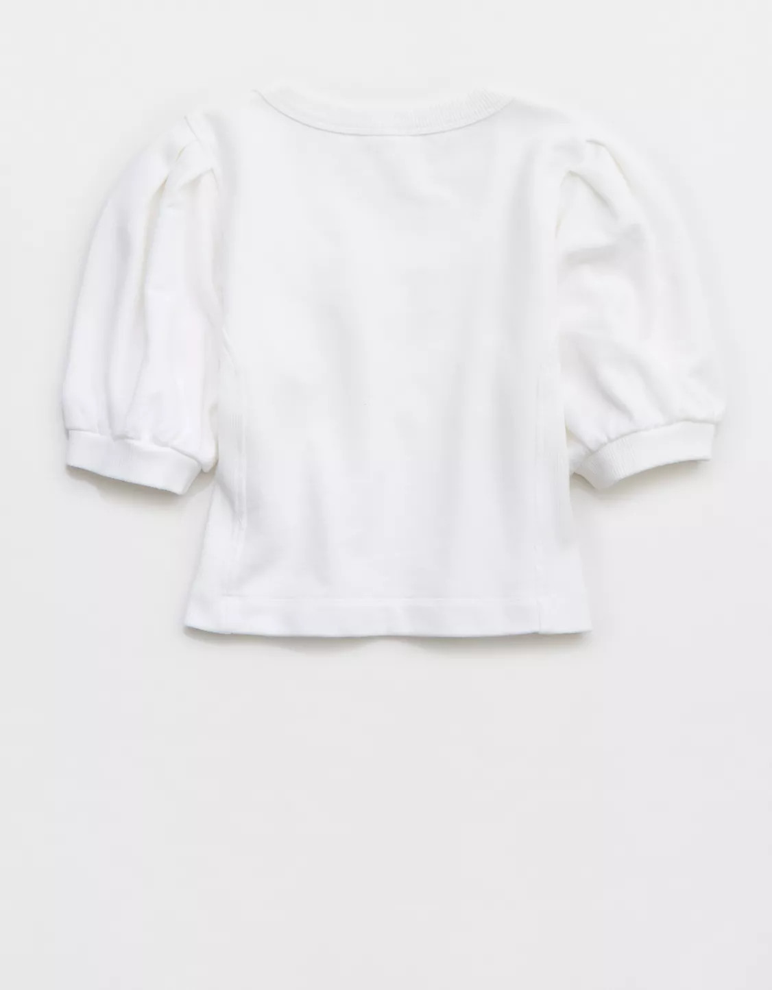 Aerie Seams Right Short Sleeve Sweatshirt | Aerie