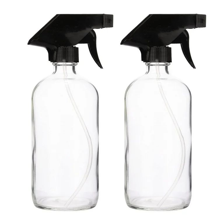 Chef's Star Glass Spray Bottles for Cleaning Solutions, Plants, and Hair, Empty Refillable Mistin... | Walmart (US)