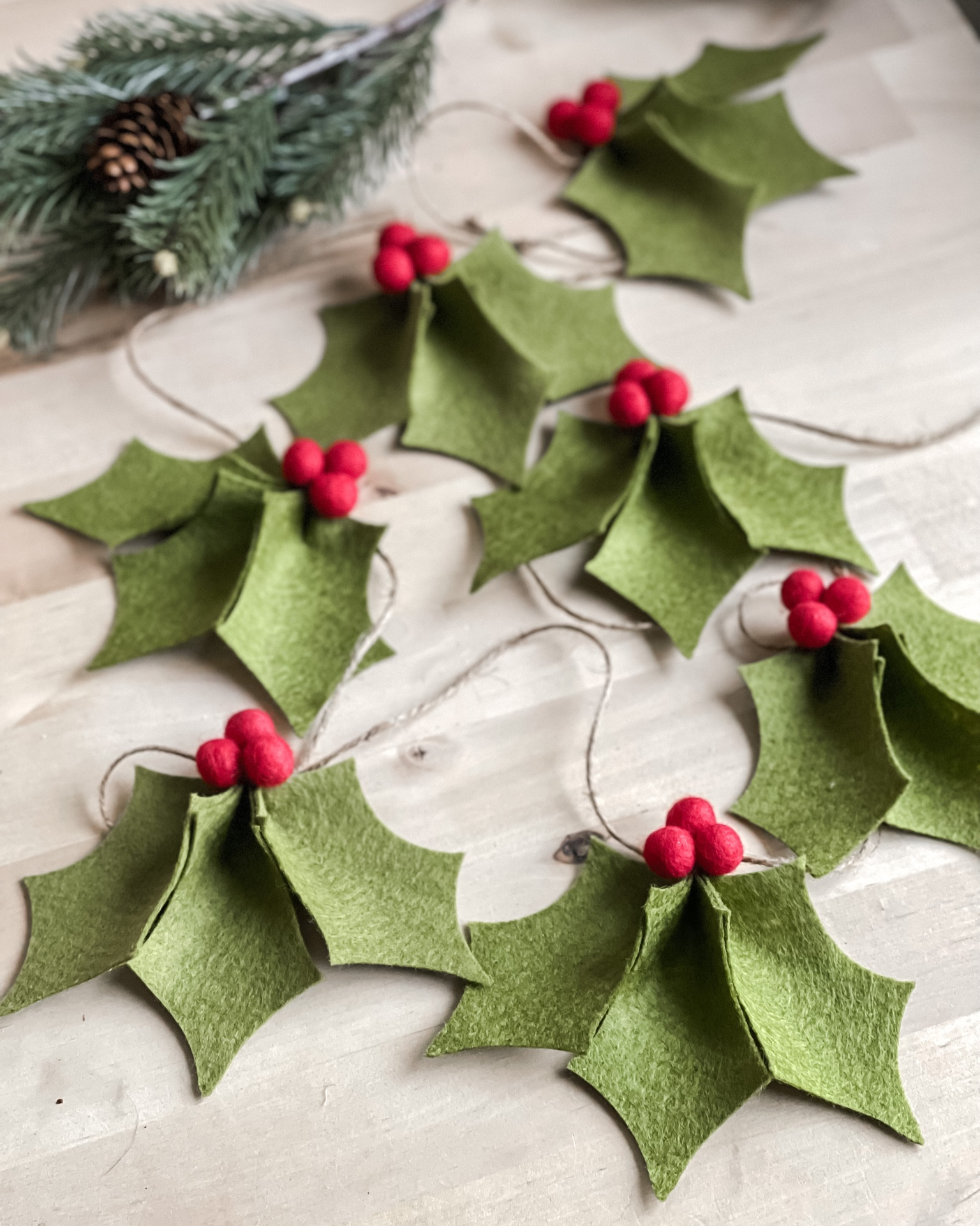 These felt balls are perfect to use for holly berries with our ever popular felt holly garland. 

#LTKSeasonal #LTKhome #LTKHoliday