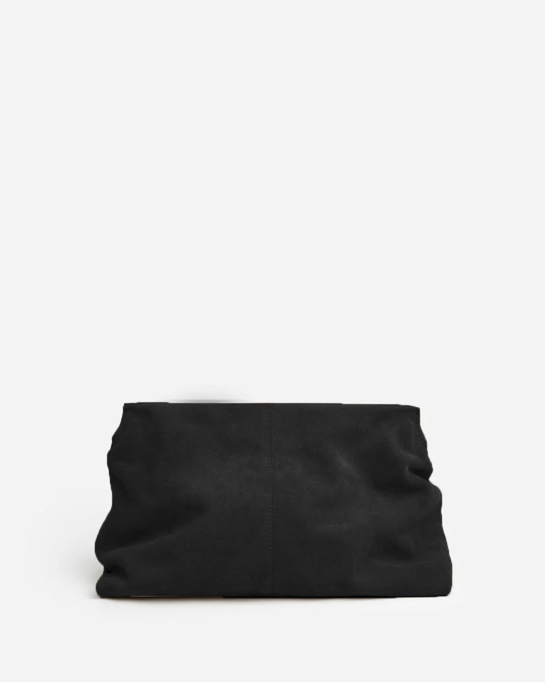 Clay Clutch Suede Black | Flattered