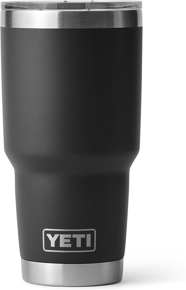 YETI Rambler 30 oz Stainless Steel Vacuum Insulated Tumbler w/MagSlider Lid, Black | Amazon (US)