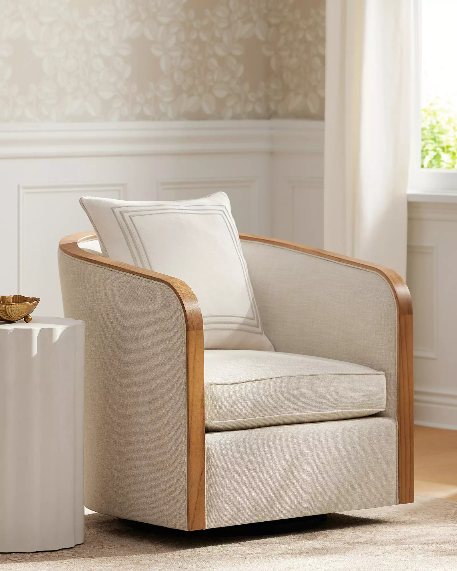 Bleeker Swivel Chair | Serena and Lily