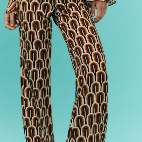 Zara Geometric Pants | Poshmark