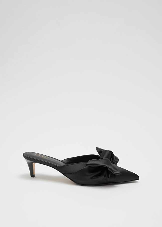 Soft Bow Satin Pumps | & Other Stories (EU + UK)