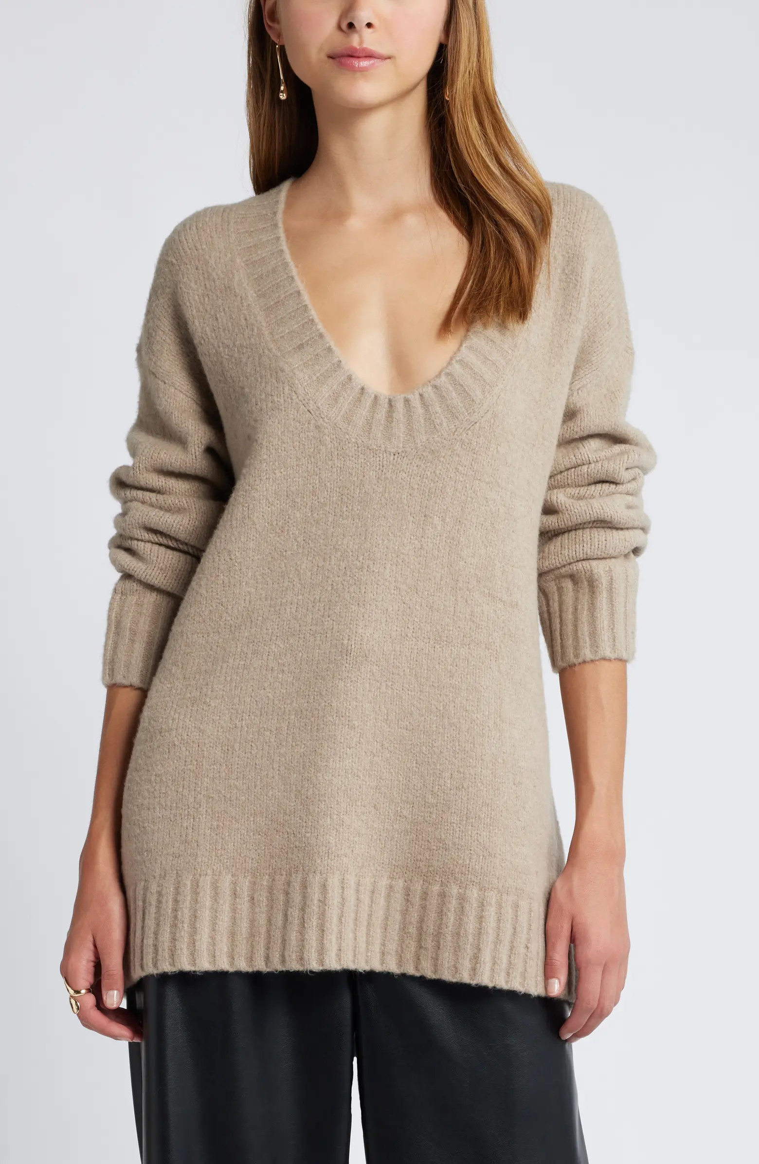 Oversize V-Neck Sweater | Nordstrom