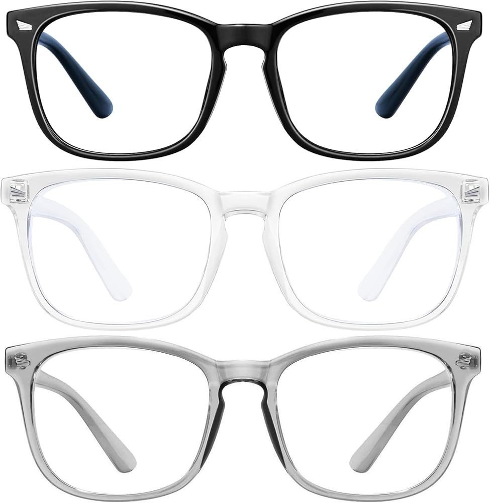 hunsquer Blue Light Glasses for Woman/Men Computer Blue Light Glasses | Amazon (US)